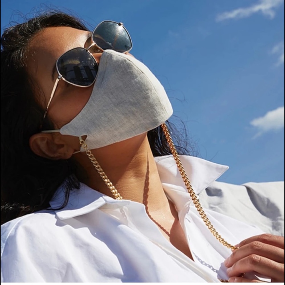 NEW! Second Wind The Tina Mask in Oat WITHOUT Chain